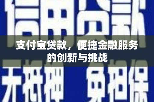 怀来支付宝贷款，便捷金融服务的创新与挑战