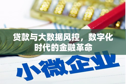 怀来贷款与大数据风控，数字化时代的金融革命