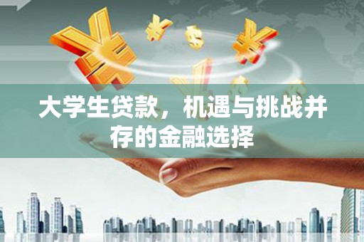 怀来大学生贷款，机遇与挑战并存的金融选择