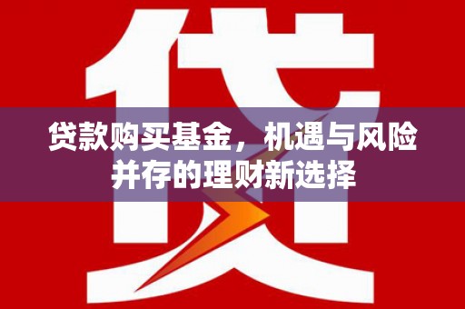 怀来贷款购买基金，机遇与风险并存的理财新选择