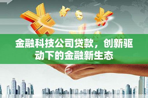怀来金融科技公司贷款，创新驱动下的金融新生态