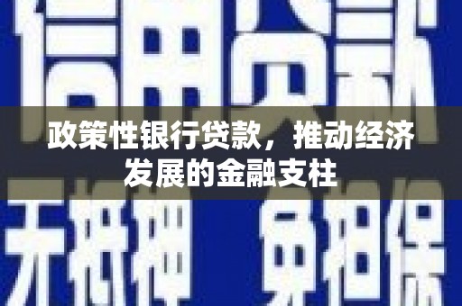 怀来政策性银行贷款，推动经济发展的金融支柱