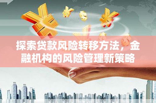 怀来探索贷款风险转移方法，金融机构的风险管理新策略