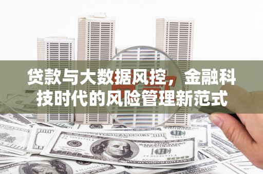 怀来贷款与大数据风控，金融科技时代的风险管理新范式