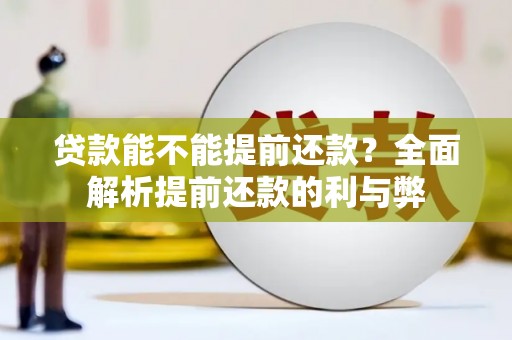 怀来贷款能不能提前还款？全面解析提前还款的利与弊