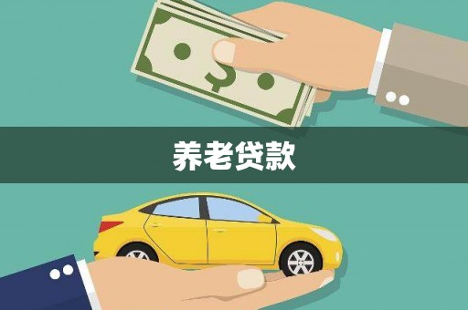 怀来养老贷款