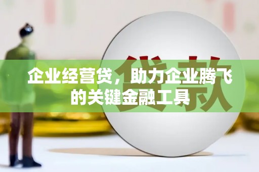 怀来企业经营贷，助力企业腾飞的关键金融工具
