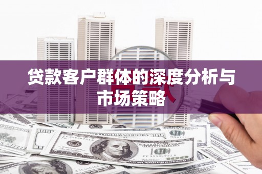 怀来贷款客户群体的深度分析与市场策略