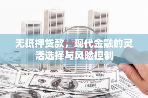 怀来无抵押贷款，现代金融的灵活选择与风险控制