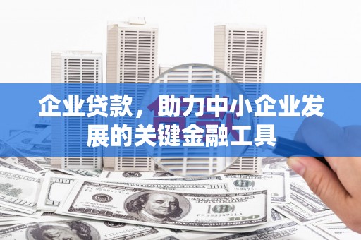 怀来企业贷款，助力中小企业发展的关键金融工具