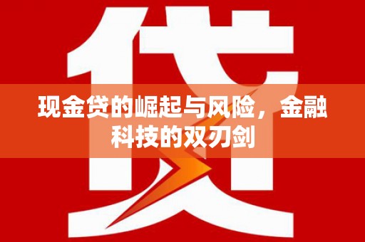怀来现金贷的崛起与风险，金融科技的双刃剑