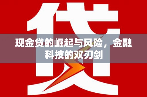 怀来现金贷的崛起与风险，金融科技的双刃剑