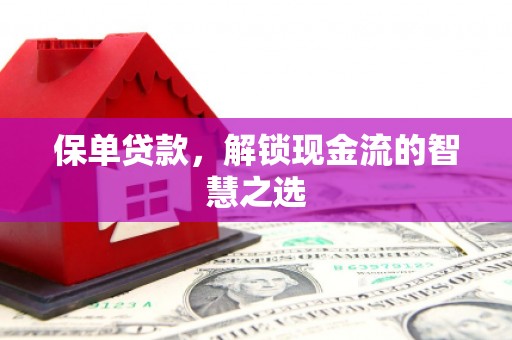 怀来保单贷款，解锁现金流的智慧之选