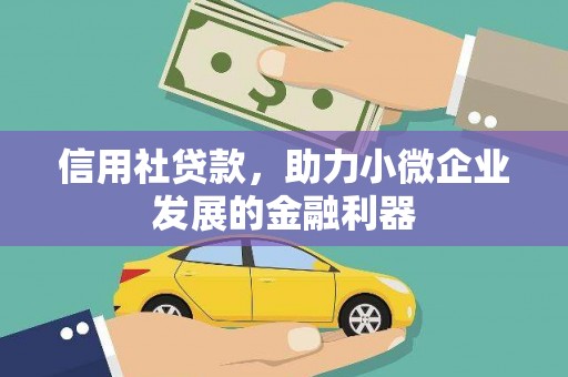 怀来信用社贷款，助力小微企业发展的金融利器