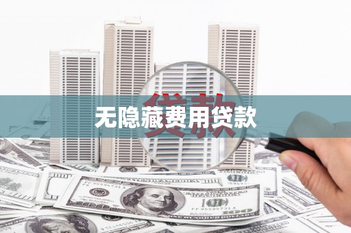怀来无隐藏费用贷款