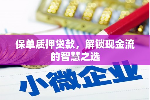 怀来保单质押贷款，解锁现金流的智慧之选