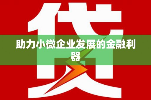 怀来助力小微企业发展的金融利器