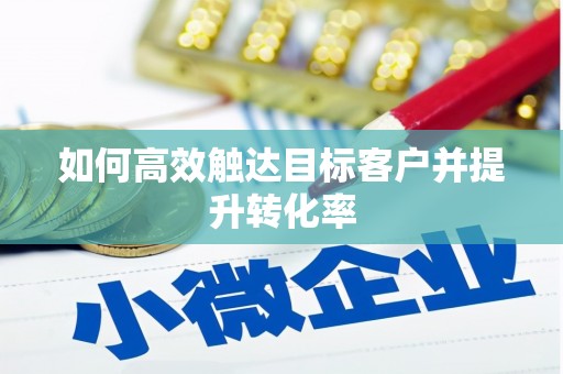 怀来如何高效触达目标客户并提升转化率